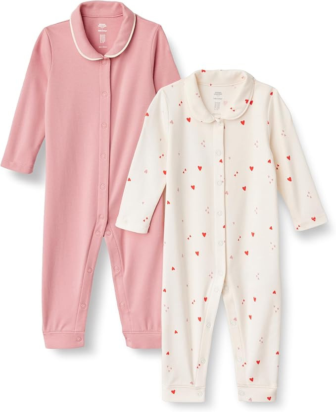 Amazon Essentials x Sofia Grainge Unisex Babies' Footless Sleepsuit, Pack of 2 | Amazon (US)