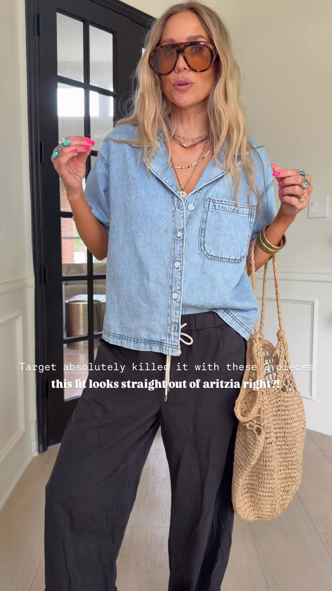 ✨SCROLL TO SHOP✨
If you know me, I’m a sucker for a good denim top!  I think they are timeless & so chic. This one is from Target & 10/10 recommend. 

Wearing size s / my tts 
5’5” | 120 ish lbs

#LTKdayinmylife #LTKgrwm #LTKootd