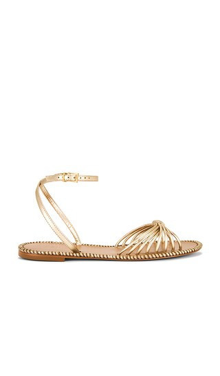 Schutz Livia Sandal in Metallic Neutral. - size 6.5 | Revolve Clothing (Global)