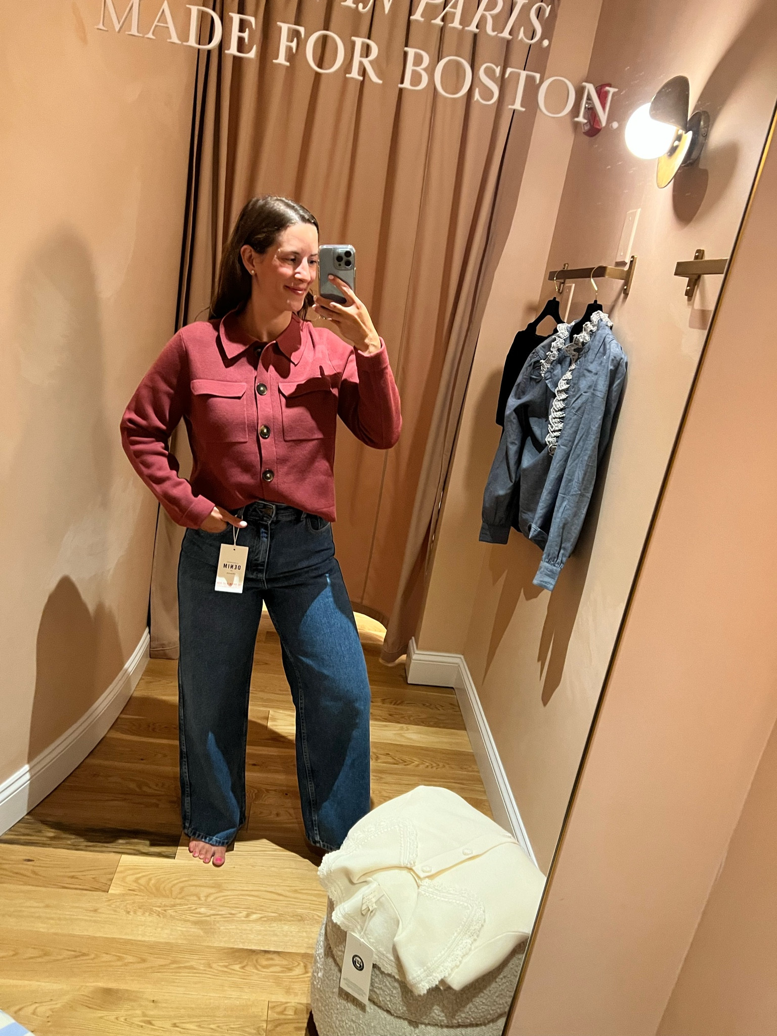 Sézane Try on of a few late summer/fall items! TTS on the cardigan! 