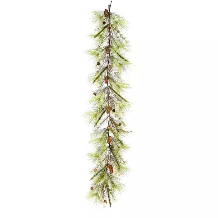 Vickerman 6' x 13" Jasper Pine Artificial Christmas Garland, Unlit | Target