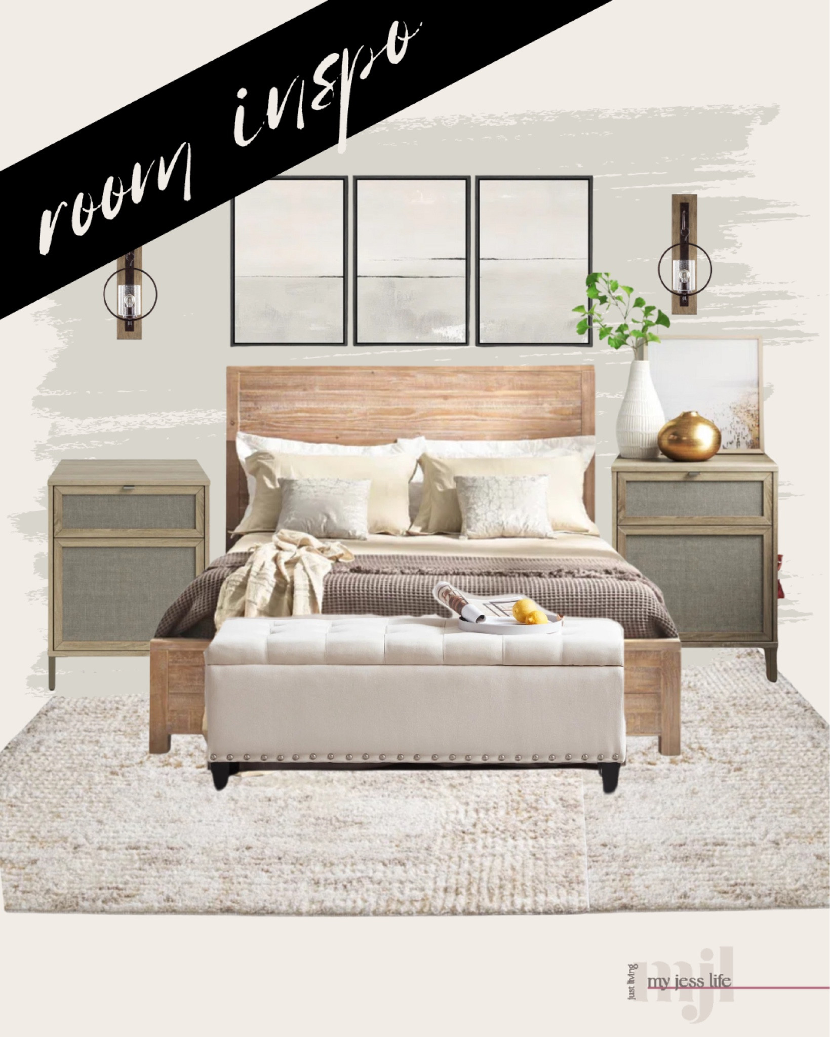 Neutral color tones are so peaceful and your bedroom should feel like a retreat from the stress of your day. 

#LTKHome