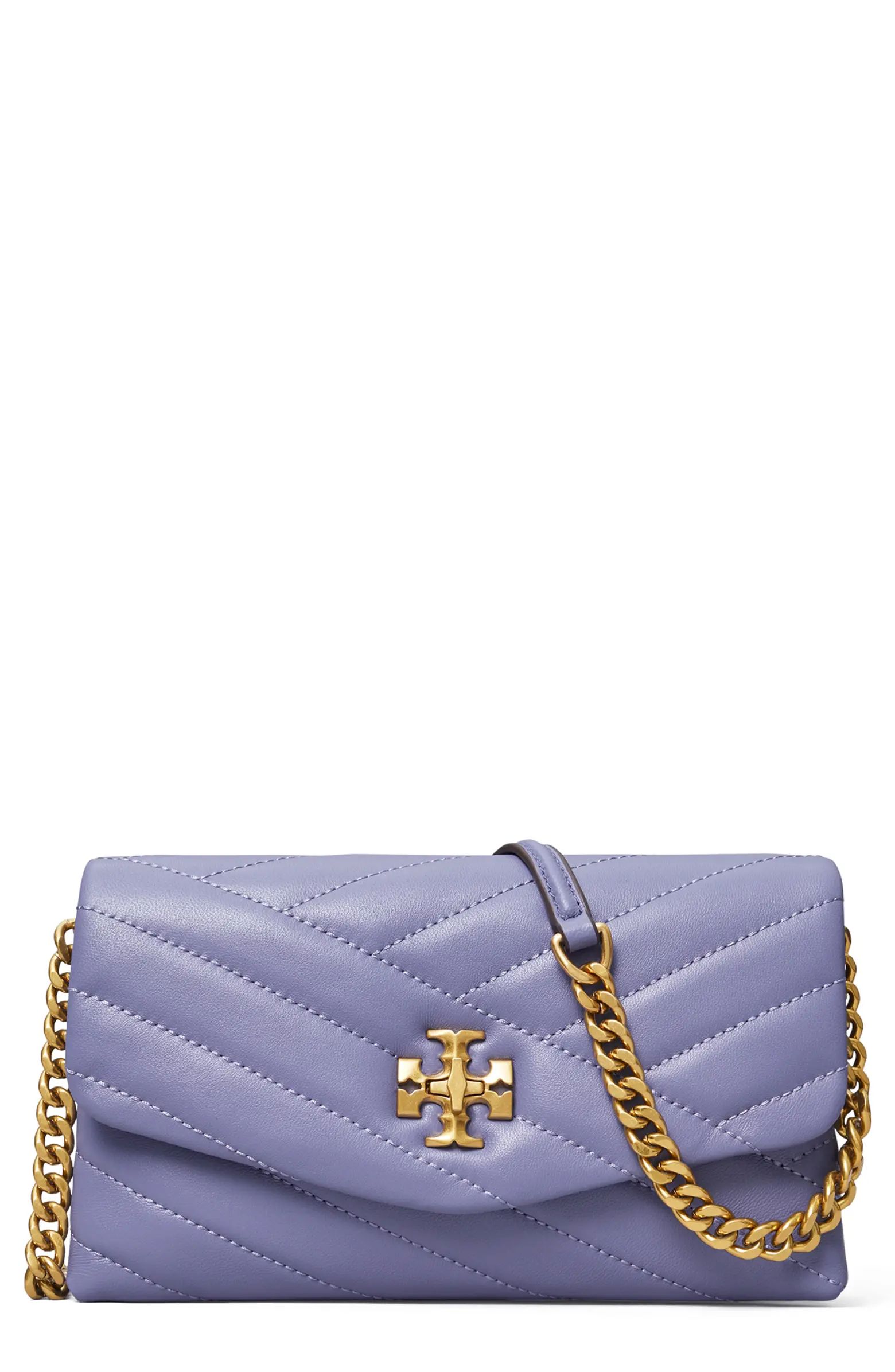 Tory Burch Kira Chevron Quilted Leather Wallet on a Chain | Nordstrom | Nordstrom