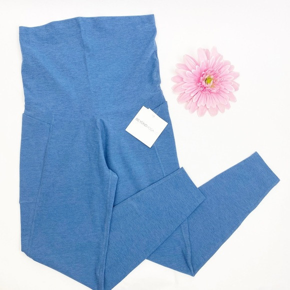 Beyond Yoga Beyond The Bump Spacedye Love the Bump Maternity Pocket Midi Legging | Poshmark