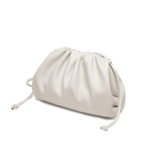 Huralona Dressy Pleated Vegan Leather Clutch Purse Super Soft Cloud Dumpling Clutch Bag for Women... | Amazon (US)