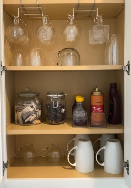 Simple organized coffee mug cabinet

#LTKhome #LTKunder50