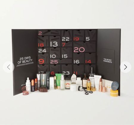 The Net-a-Porter advent box is out now! 25 days of luxury gifts. Full and luxe travel size  

#LTKbeauty #LTKSeasonal #LTKstyletip