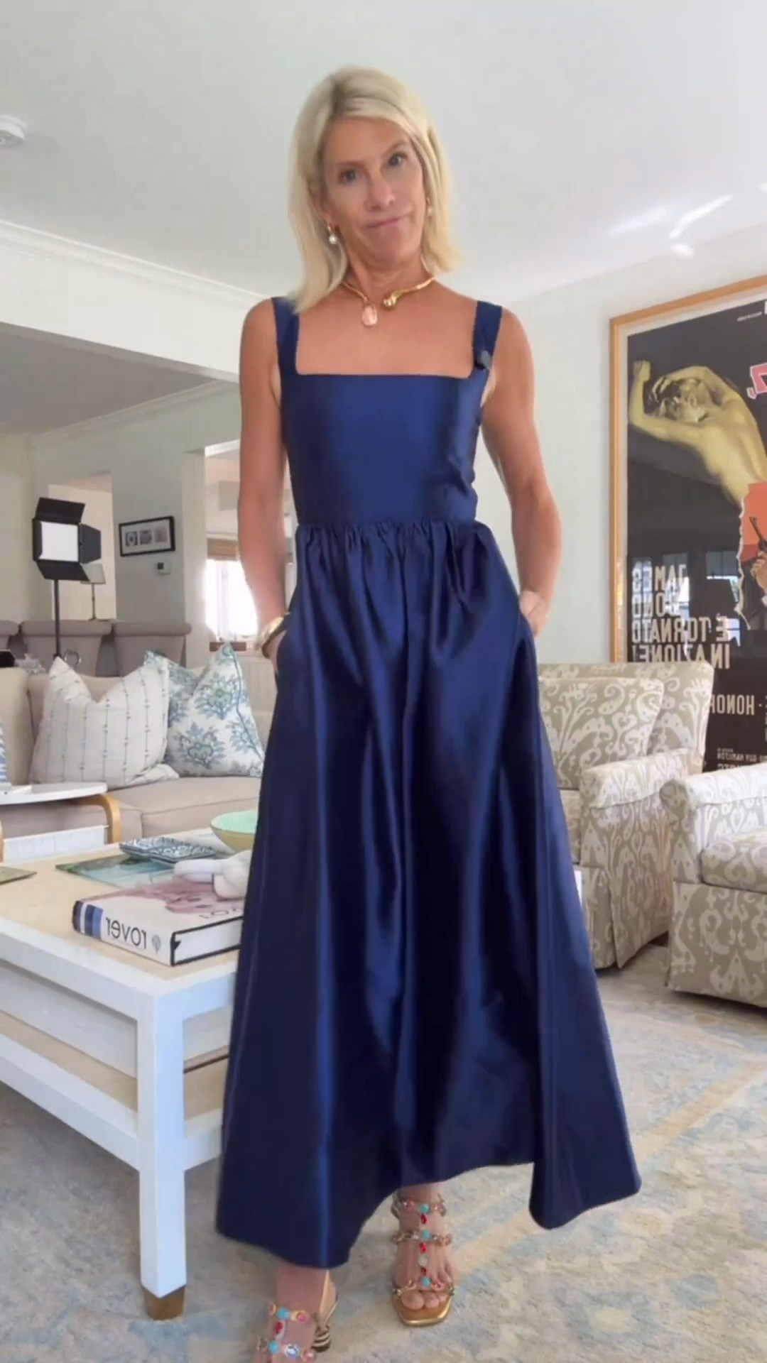 If you missed this dress last year, now's your chance! The bestselling silhouette is back in a gorgeous sapphire blue with the same flattering fit, stretchy back, and timeless midi length. It's one of those dresses you'll wear again and again.

❤️ Heart = Support my posts
📌 Save = Get sale & restock alerts
🛍️ Follow me on LTK for more effortless everyday style.

#LTKootd #LTKOver40 #LTKWedding