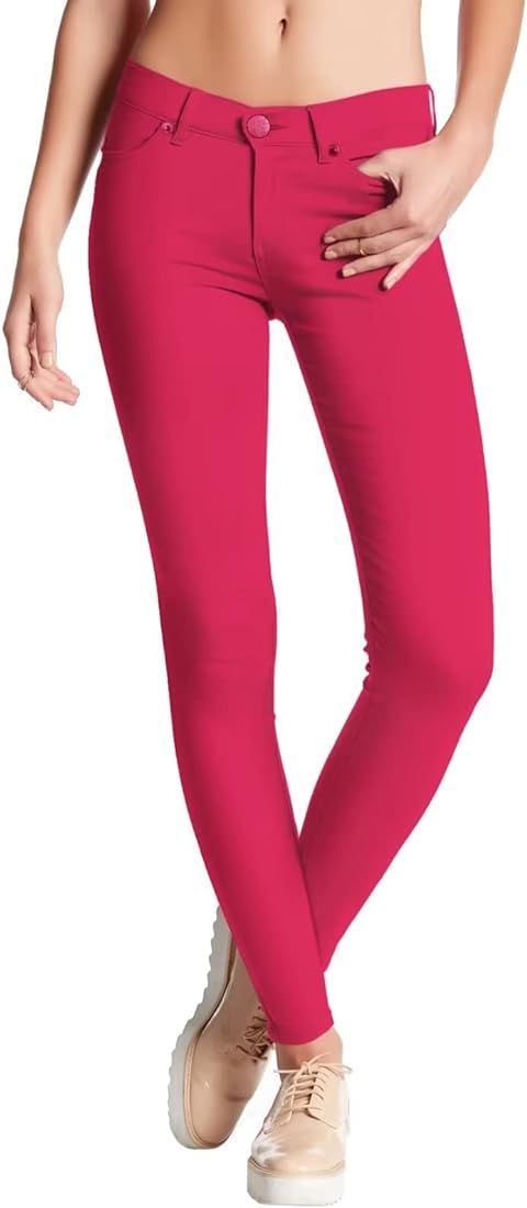 Hybrid & Company Womens Hyper Ultra Stretch Comfy Skinny Leg Work Casual Pants | Amazon (US)