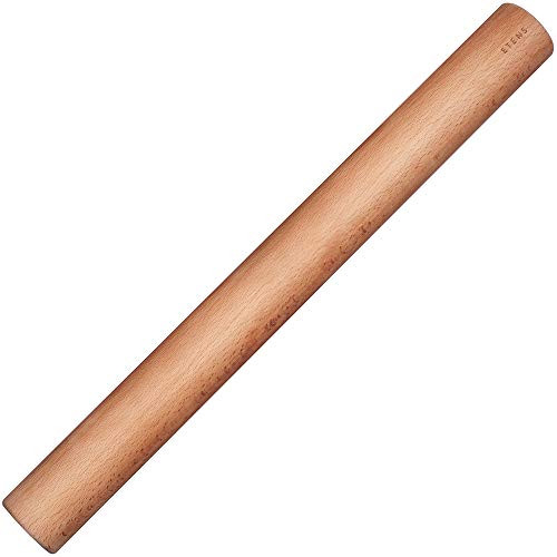 Etens Rolling Pin 17.3Inch, Professional Dowel Wood Rolling Pins for Baking Pasta Pizza Pie and Cookie, Wooden Dough Roller Pin (Straight Style, Large 1.73 Inch Diameter) | Amazon (US)