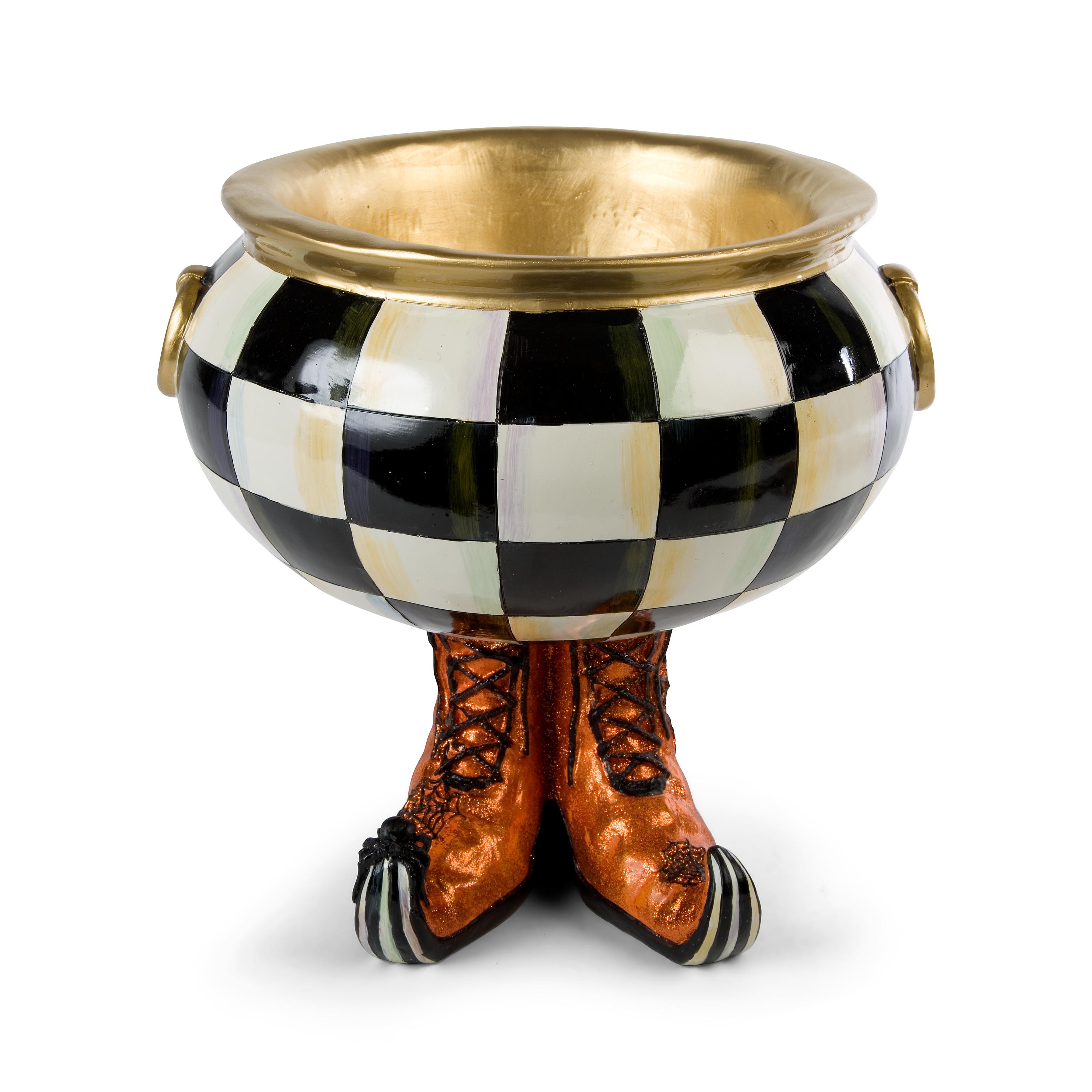 Courtly Check Cauldron | MacKenzie-Childs