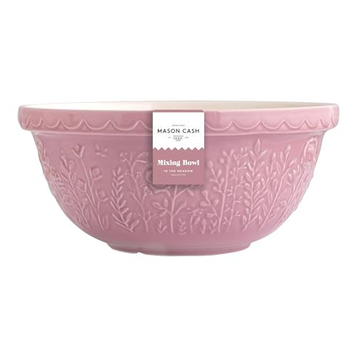 Mason Cash In The Meadow S12 (4.25 Qt) Mixing Bowl | Rose (Pink) | Amazon (US)