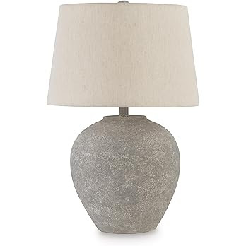 Signature Design by Ashley Dreward Casual 25 Inch Paper Table Lamp, Smoky Brown Finish | Amazon (US)