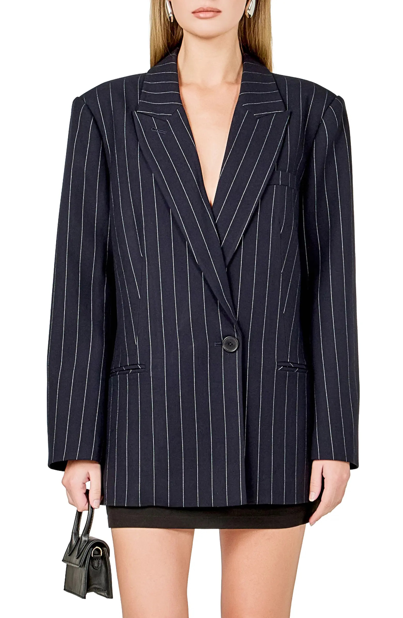 Oversize Pinstripe Blazer | Nordstrom