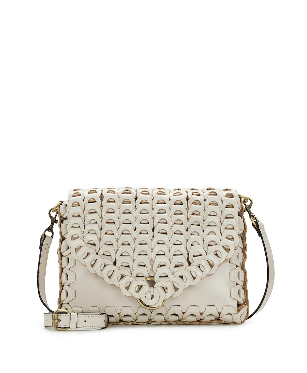 Porticci Crossbody 
         Chainlink Leather | Patricia Nash Designs