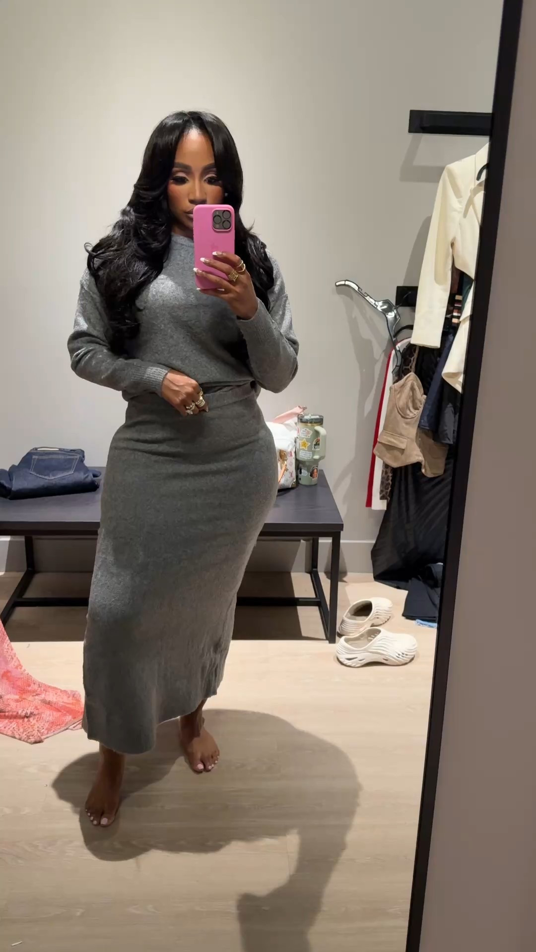 On sale!! Grey boucle maxi skirt and matching sweater find! Perfect for colder months to wear anywhere! 


#LTKFindsUnder50 #LTKSaleAlert #LTKootd