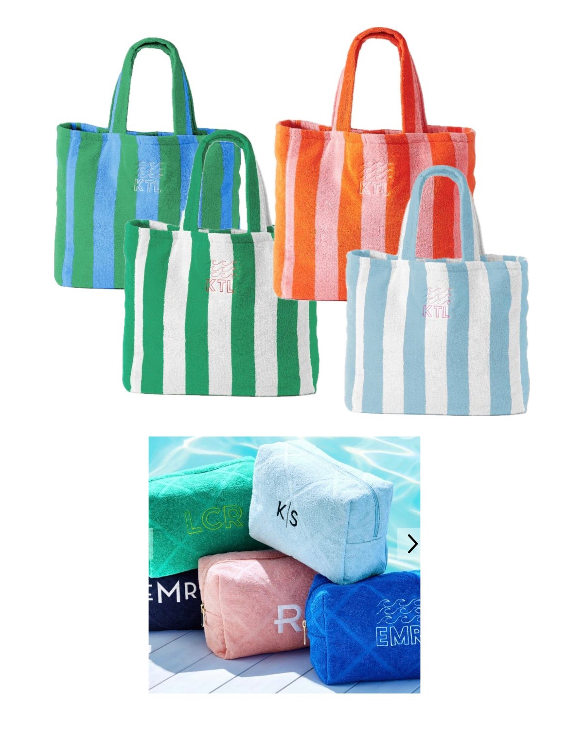 Spring Break Vibes ☀️⛱️
… I love terry cloth season! These cute totes / pouches and customizable.



#LTKSeasonal #LTKSwim #LTKTravel