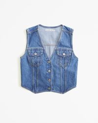 Denim Vest | Abercrombie & Fitch (US)