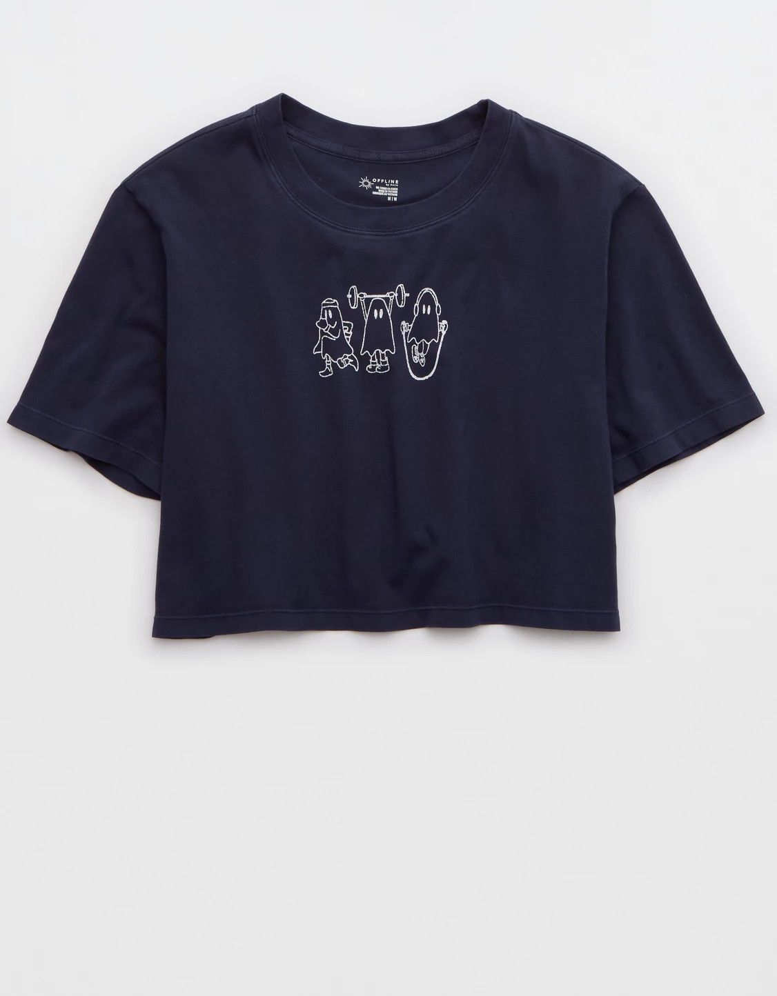 OFFLINE By Aerie Rock N Roll Cropped T-Shirt | Aerie