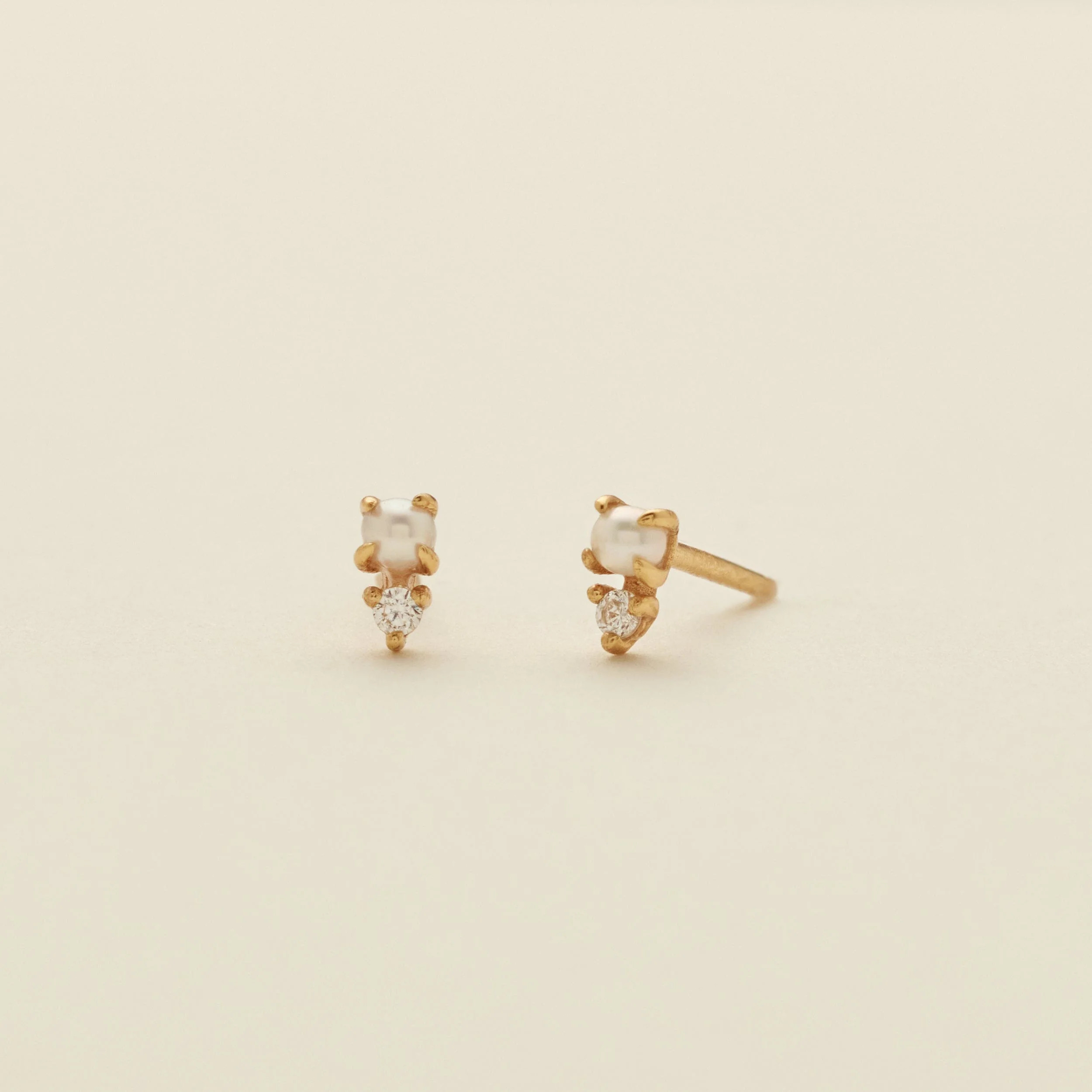 Petite Pearl Stud Earrings | Made By Mary | Made by Mary (US)