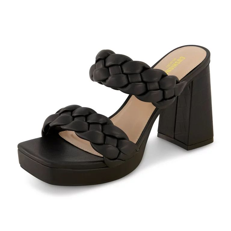 CUSHIONAIRE Women's Aurora Braided Platform Sandal +Memory Foam | Walmart (US)