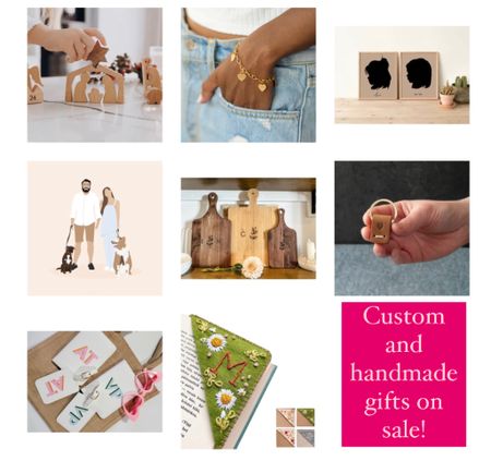 Limited time sale on custom, personalized, handmade gift ideas! 25-50% off! 

#LTKGiftGuide #LTKHoliday #LTKHolidaySale