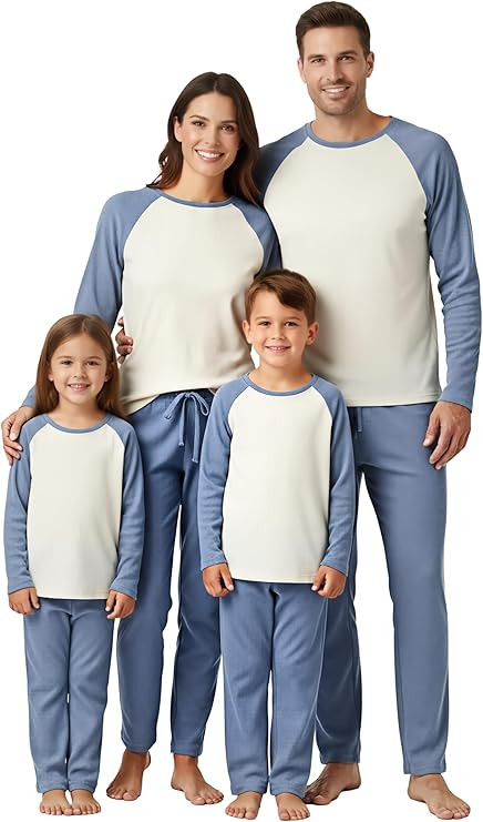 IFFEI Family Pajamas Matching Sets Mommy and Me Pjs 2 Piece Soft Lounge Set Sleepwear Tops and Bo... | Amazon (US)