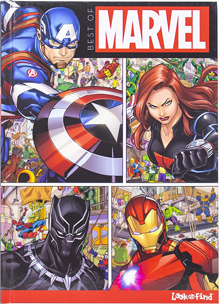 Best of Marvel Look and Find - Spider-Man, Avengers, Guardians of the Galaxy, Black Panther and M... | Amazon (US)