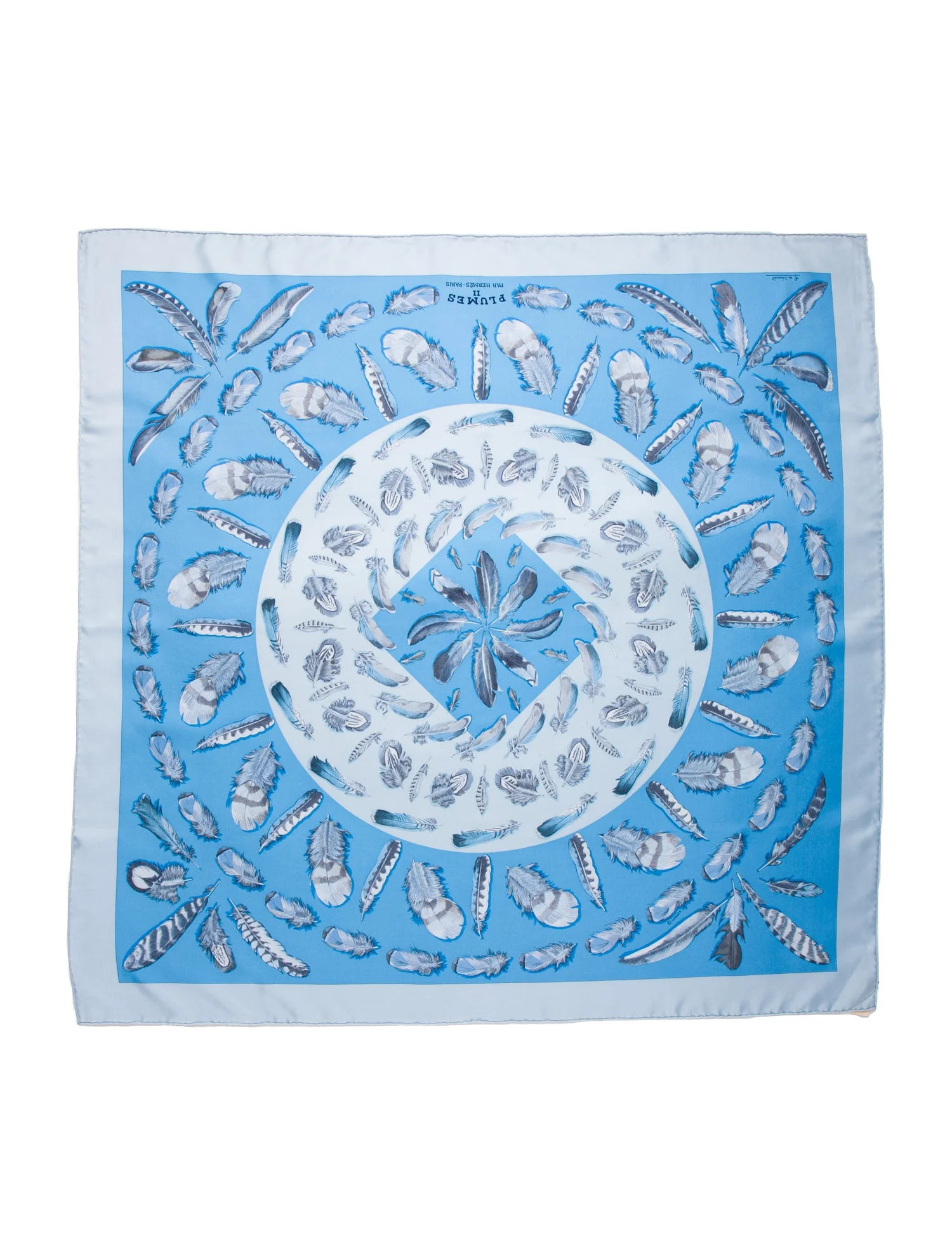 Plumes II Silk Scarf w/ Tags | The RealReal