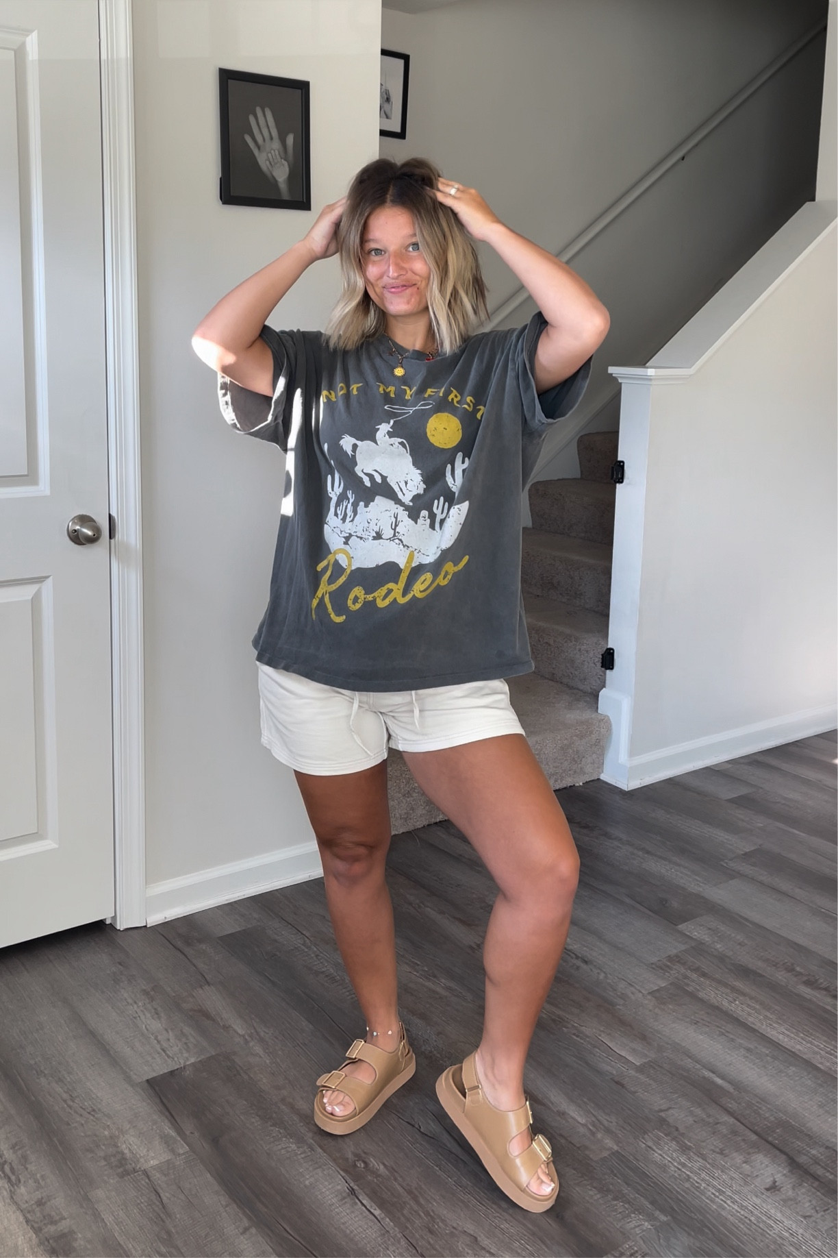 Comfy casual mom fit 🤠🤝🏻 shirt is from jeanandjune on instagram!

#LTKStyleTip #LTKSummerSales #LTKSeasonal