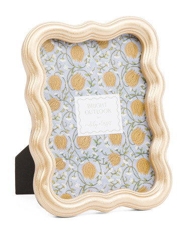 5x7 Wavy Metallic Tabletop Picture Frame | TJ Maxx