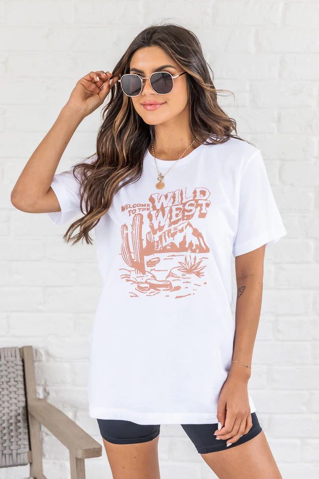 Welcome To The Wild West Graphic Tee | Pink Lily