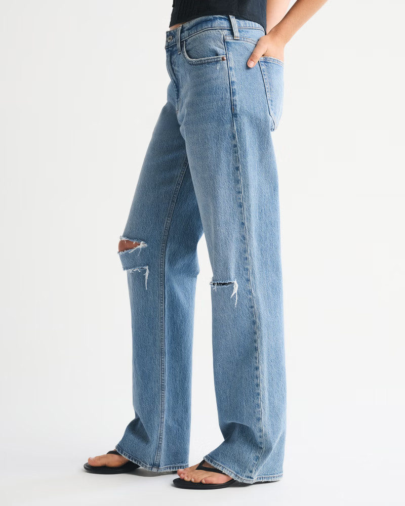 Low Rise Baggy Jean | Abercrombie & Fitch (US)