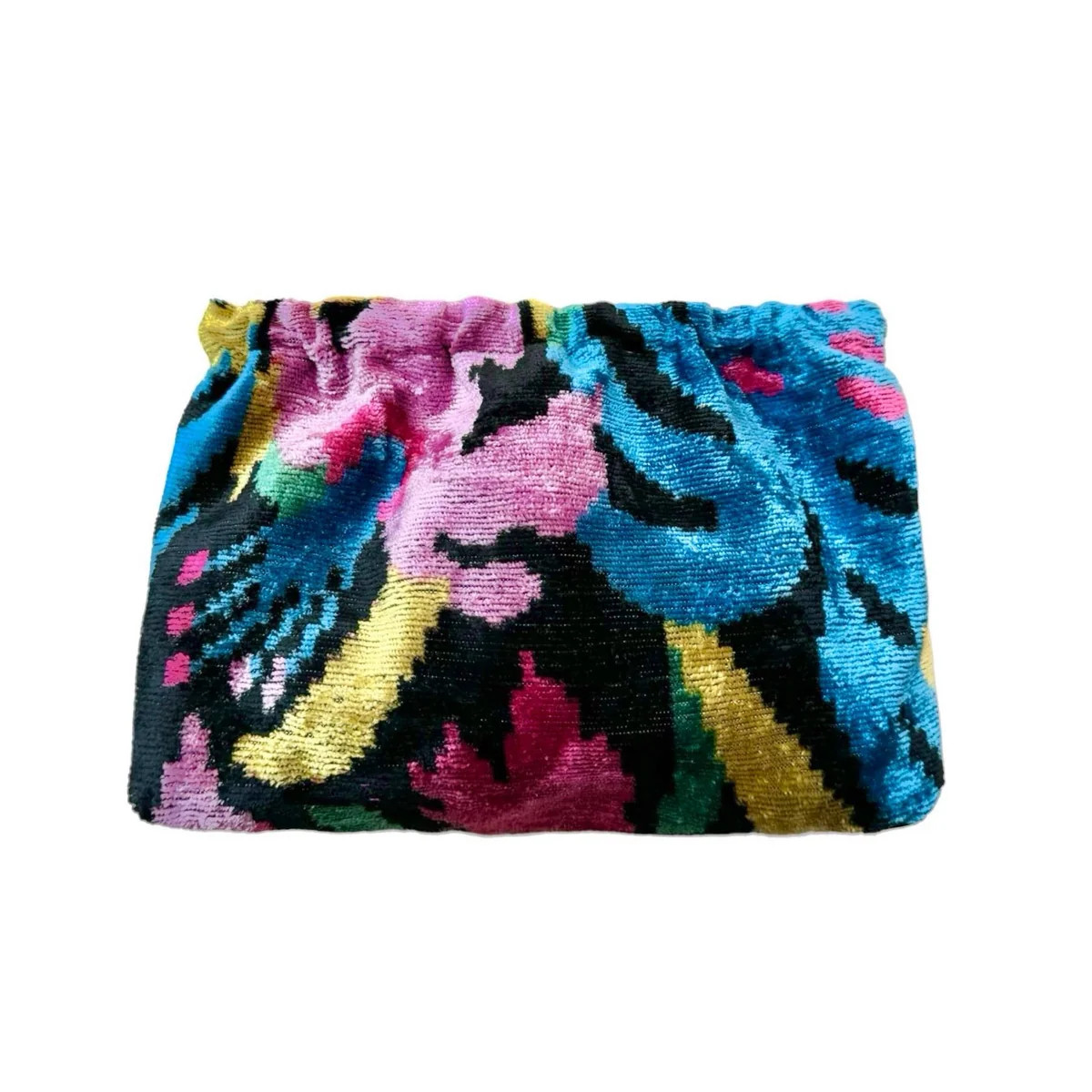 Ikat Hex Frame Pop-Open Clutch - Multi | Triple Threads