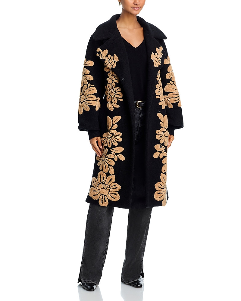Farm Rio Bold Flowers Fleece Coat | Bloomingdale's (US)