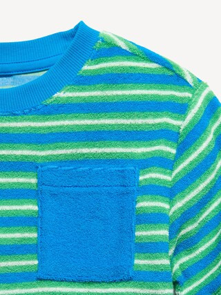 Short-Sleeve Oversized Terry Pocket T-Shirt for Toddler Boys | Old Navy (US)