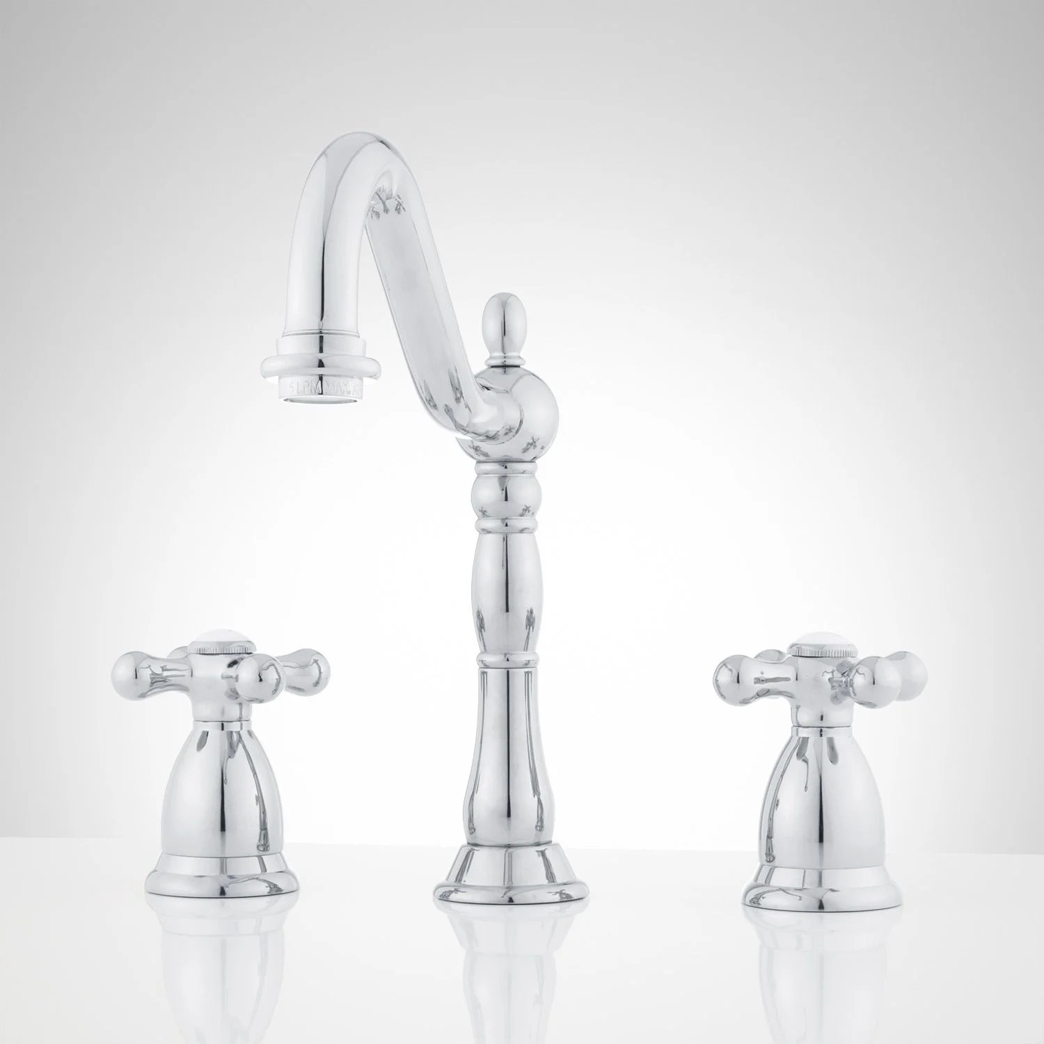 Signature Hardware Victorian Widespread Bathroom Faucet with Cross Handles & Reviews | Perigold | Perigold