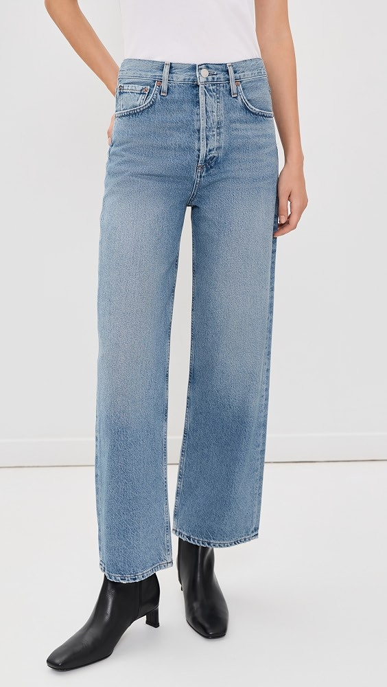 AGOLDE Ren: High Rise Wide Leg Jeans Disclosure 31 | Shopbop