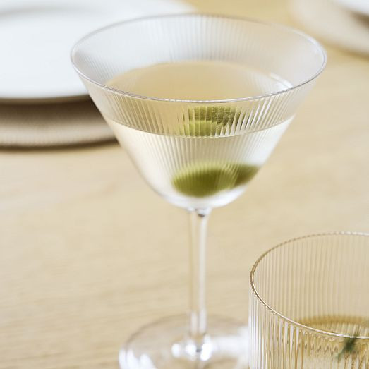 Fluted Martini Glass Sets | West Elm (US)
