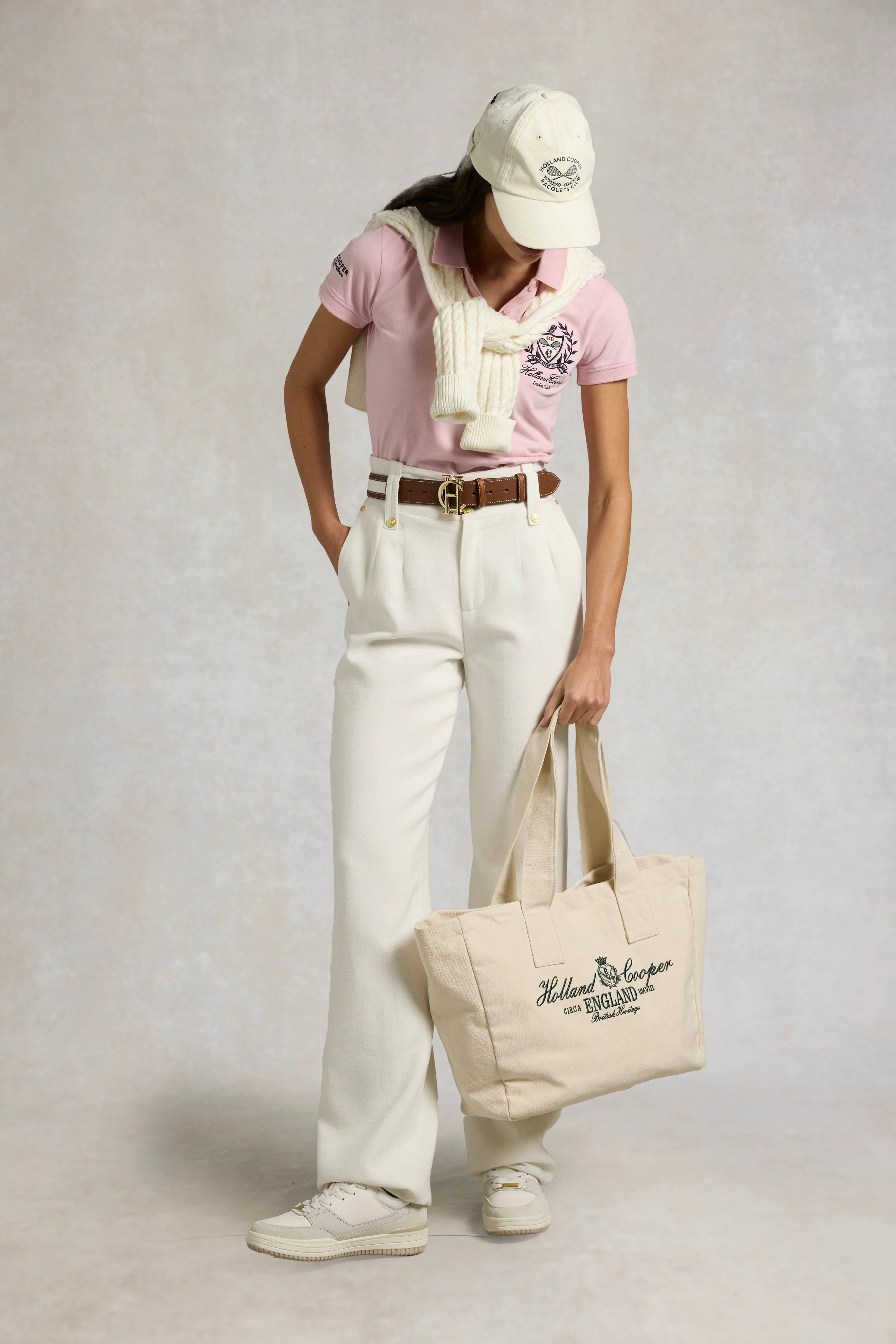 Heritage Short Sleeve Polo Shirt (Pink) | Holland Cooper