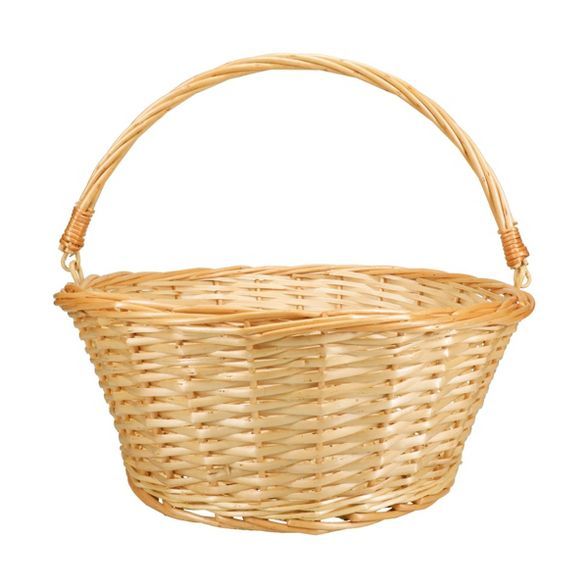 14.5" Willow Easter Basket Light Natural - Spritz™ | Target
