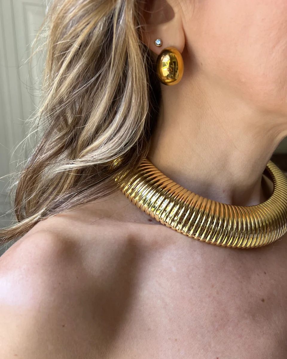 The Petra Gold Collar Necklace | Benaar La
