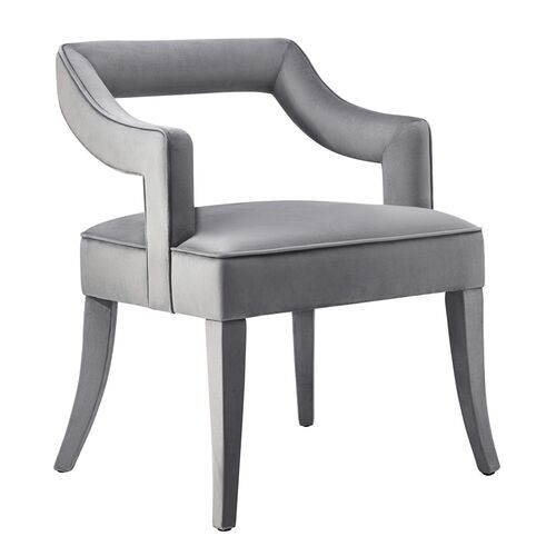 Serena Side Chair, Gray | One Kings Lane