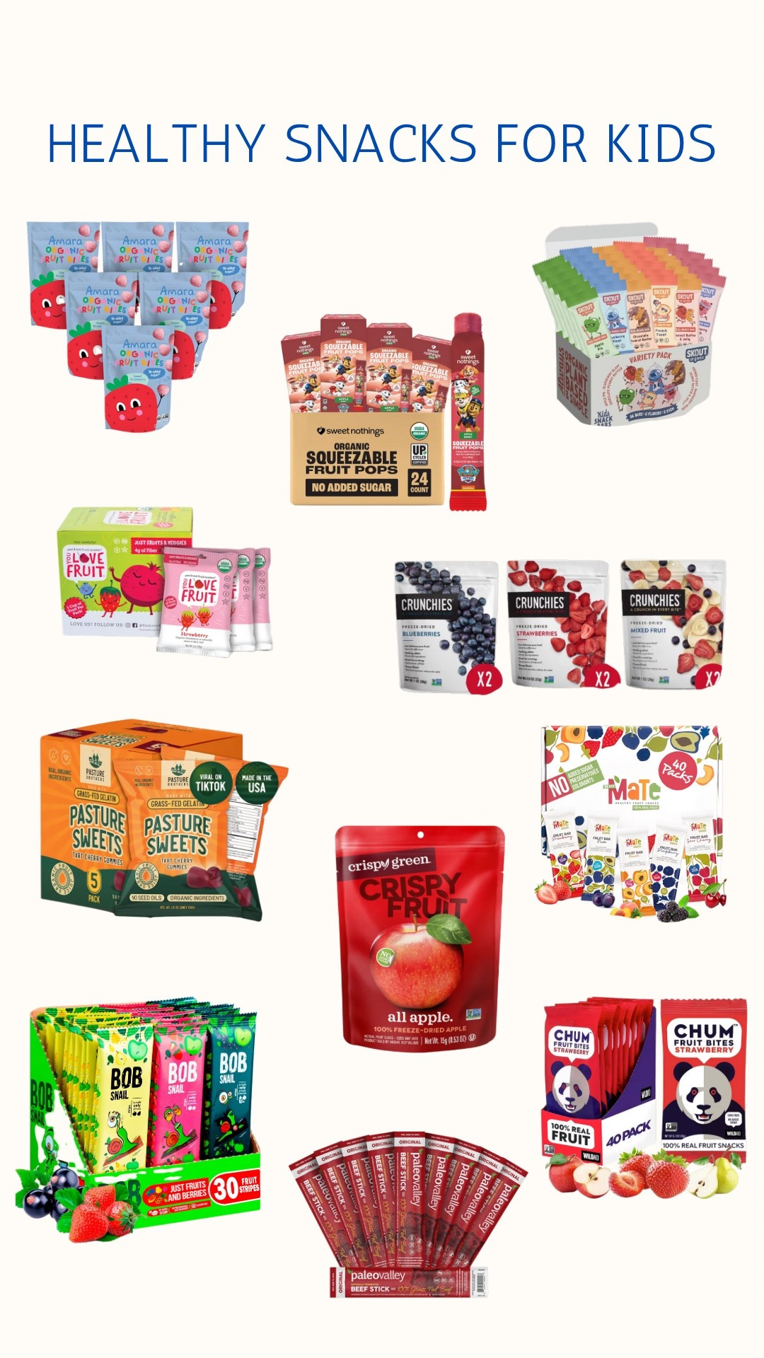 Love these snacks for my kids! & honestly I eat them too!

#LTKKids #LTKFamily