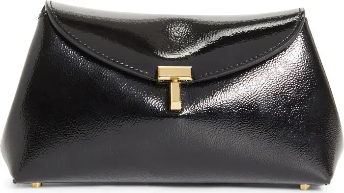 TOTEME Mini T-Lock Naplak Leather Clutch | Nordstrom | Nordstrom