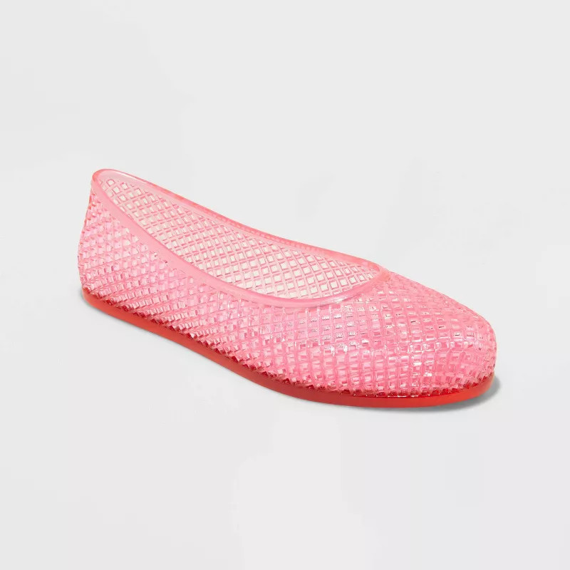 Women's Isabella Jelly Flats - Wild Fable™ Clear 7 | Target