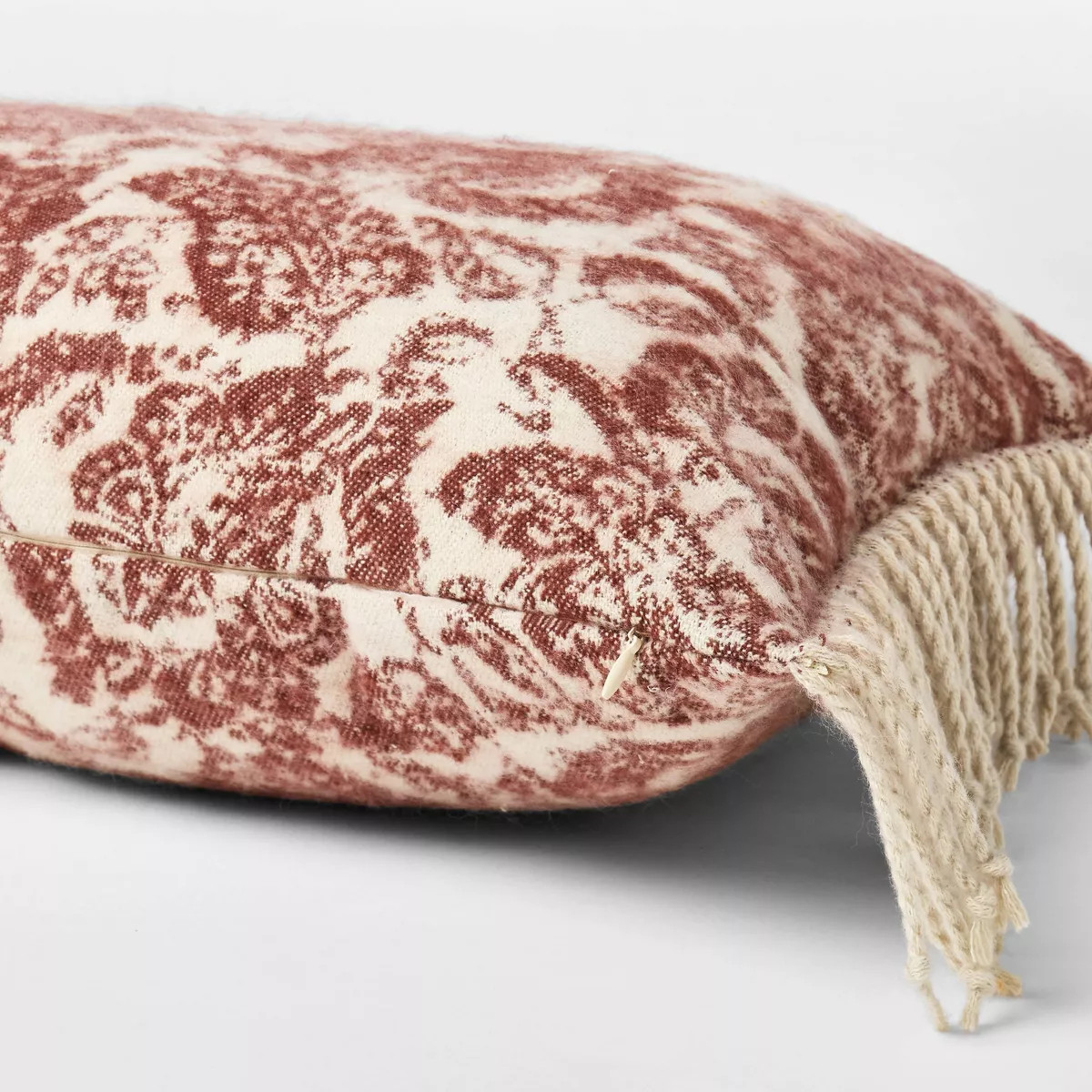Jacquard Botanical Throw Pillow Warm - Threshold\u2122 designed with Studio McGee | Target