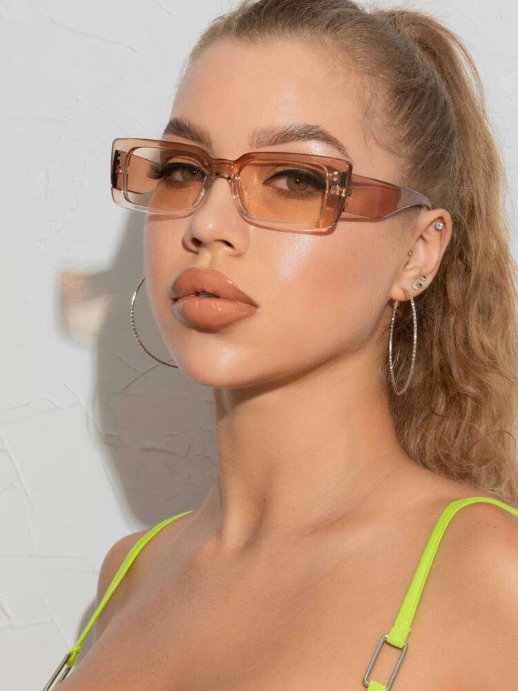 Tinted Lens Fashion Glasses | SHEIN