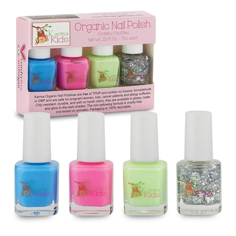 Karma Kids Nail Polish Box Set No. 1 – Safe, Non-Toxic Nail Polish for Kids – Vegan & Cruelty... | Walmart (US)