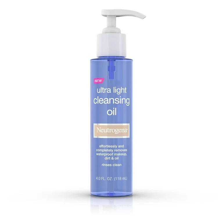 Neutrogena Ultra Light Face Cleansing Oil & Makeup Remover, 4 fl. oz | Walmart (US)